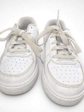 Puma Kids 1C Sneakers White Low Top Athletic Court Shoes 396317-01